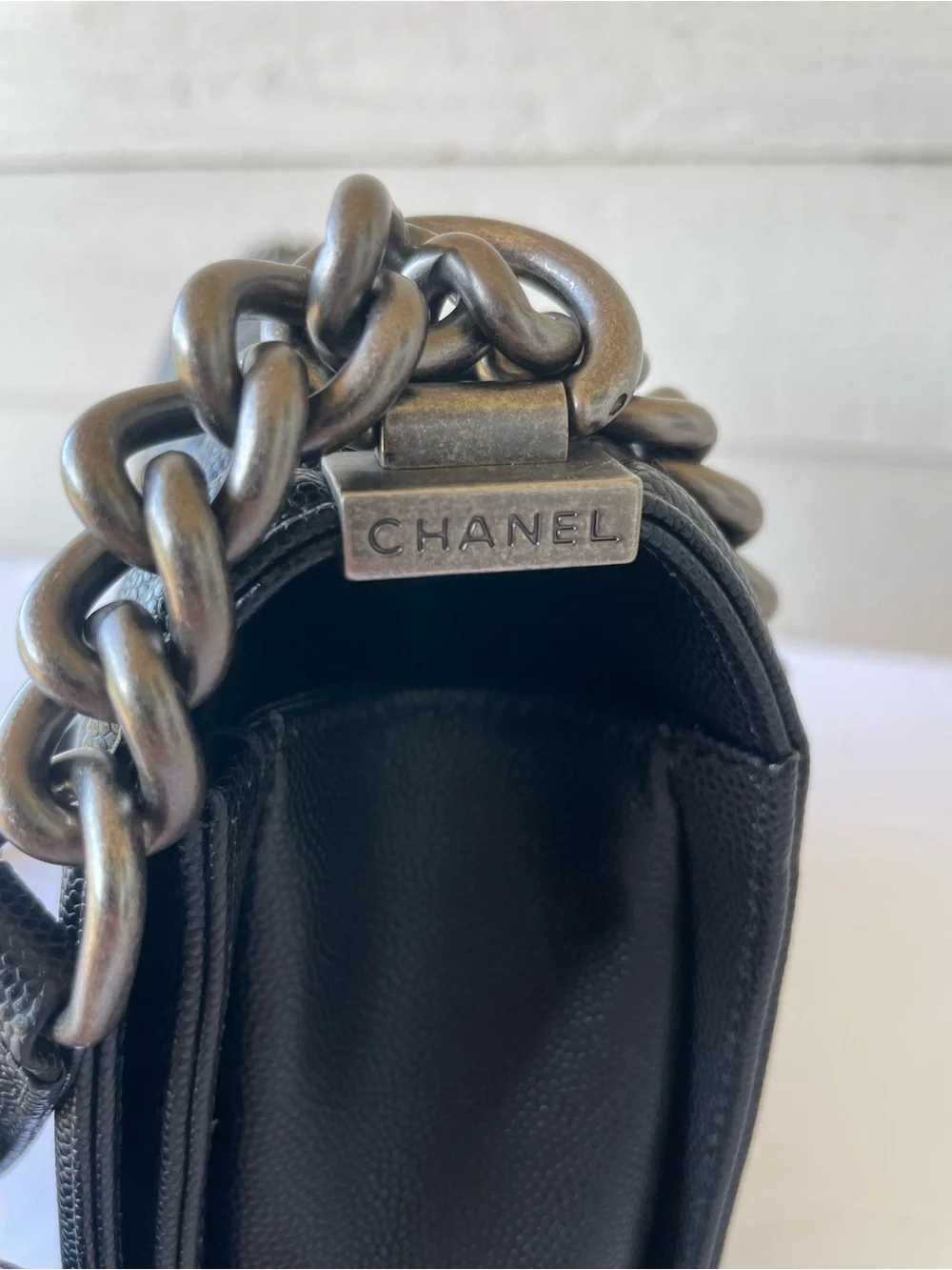CHANEL large boy